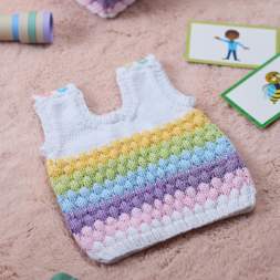 Rainbow Baby Set Knitalong: Part Four - Baby Tank Top Knitting Pattern