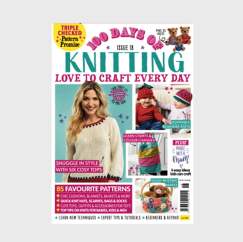 100 Days of Knitting Bonus Patterns Templates Issue 18 Knitting Pattern