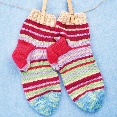Men’s Stripy Socks Knitting Pattern