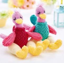 Knitted Ostriches Knitting Pattern