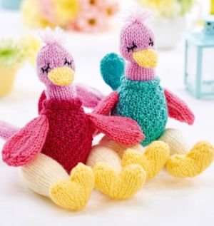 Knitted Ostriches