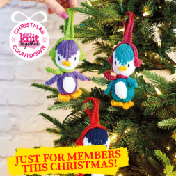 Easy Penguin Baubles Knitting Pattern