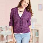 Violet Cardigan Knitting Pattern