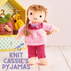 Cassie Doll: Pyjama Set Knitting Pattern