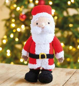 Father Christmas Toy Knitting Pattern Knitting Pattern