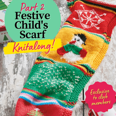Festive Child’s Scarf Knitalong: Part 2 Knitting Pattern