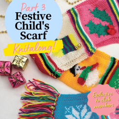 Festive Child’s Scarf Knitalong: Part 3 Knitting Pattern