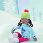 Skiing Steffi Chart Knitting Pattern