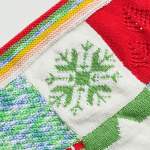 Simple Snowflake Square Motif Knitting Pattern Knitting Pattern
