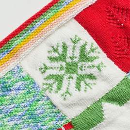 Simple Snowflake Square Motif Knitting Pattern Knitting Pattern