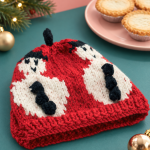 Christmas Snowman Tea Cosy Set Knitting Pattern Knitting Pattern