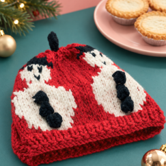 Christmas Snowman Tea Cosy Set Knitting Pattern - Knitting Pattern