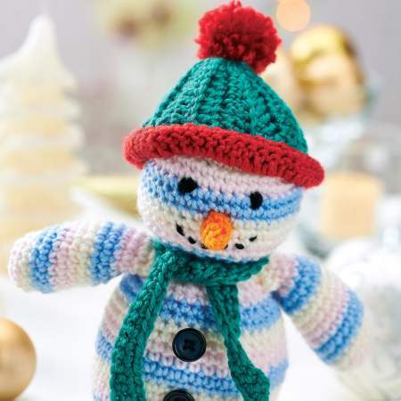 Crochet Snowman Toy crochet Pattern