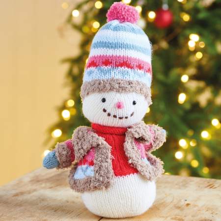 Snuggles the Snowman Knitting Pattern