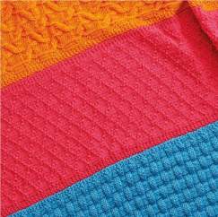 Textured gift blanket part 2 Knitting Pattern