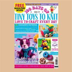 100 Days of Tiny Toys to Knit Bonus Patterns Templates Issue 24 Knitting Pattern