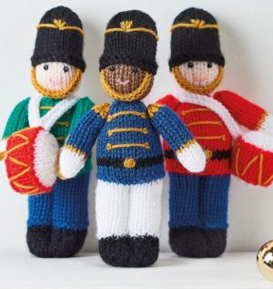 Toy Soldier Doll Set Knitting Pattern