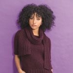 Ribbed Jumper & Scarf Knitting Pattern