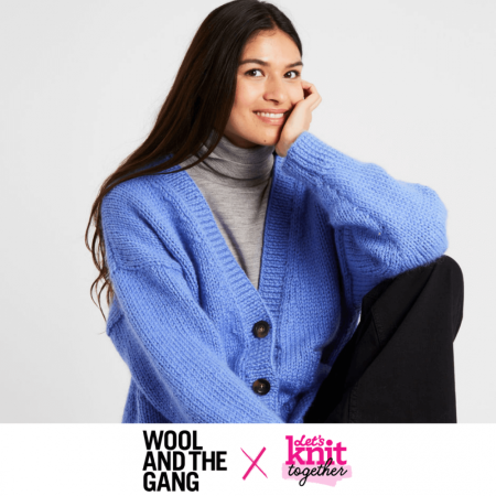 Wool and the Gang Knitted Cardigan 