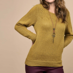Wrap Yoke Sweater Knitting Pattern