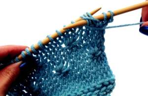 Knot Stitch - Step 1