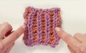 How To Work Two-colour Brioche Stitch Knitting Video
