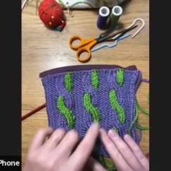 Christmas Workshop with Jo Allport: Knit a Cable Bag